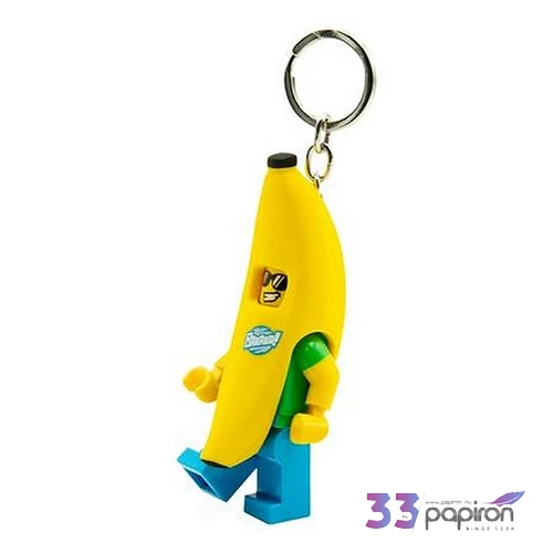 Kulcstartó LEGO Banana Guy LED világítással