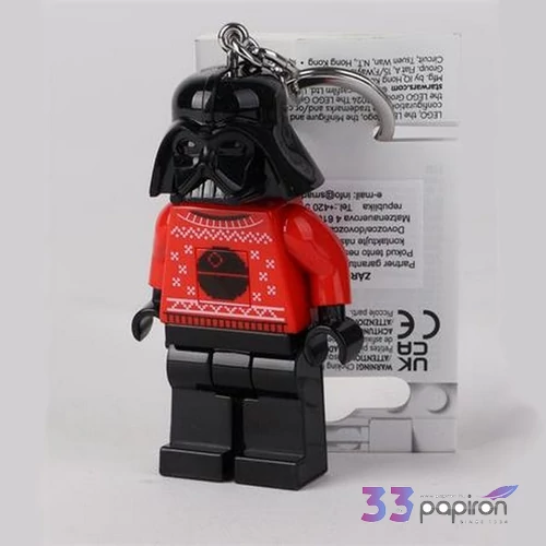 Kulcstartó LEGO Darth Vader Star Wars Darth Vader Sweater LED világítással