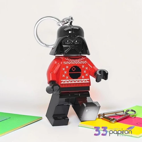 Kulcstartó LEGO Darth Vader Star Wars Darth Vader Sweater LED világítással