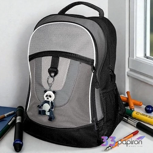 Kulcstartó LEGO Panda Guy LED világítással
