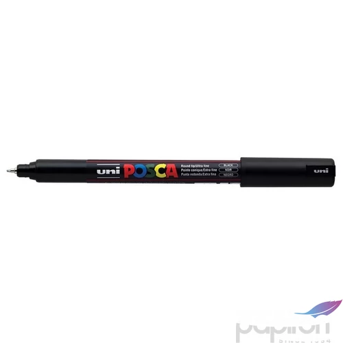 Decormarker UNI-BALL Posca 0,7mm fekete akril marker Írószerek UNI-BALL PC-1MR