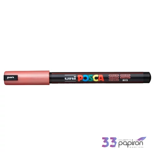 Decormarker UNI-BALL Posca 0,7mm metál piros akril marker Írószerek UNI-BALL PC-1MR