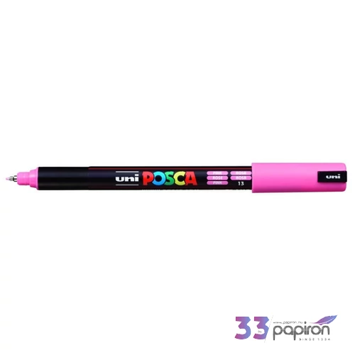 Decormarker UNI-BALL Posca 0,7mm vízbázisu akril marker rózsaszín Írószerek UNI Posca  PC-1MR