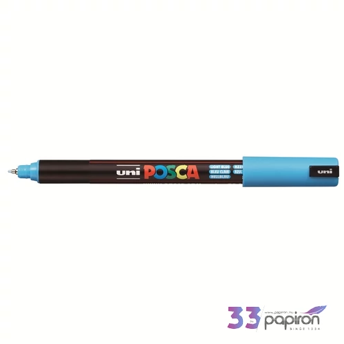 Decormarker UNI-BALL Posca 0,7mm vízbázisu akril marker világoskék Írószerek UNI Posca  PC-1MR
