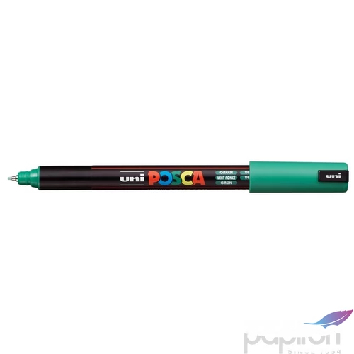 Decormarker UNI-BALL Posca 0,7mm vízbázisu akril marker zöld Írószerek UNI Posca PC-1MR