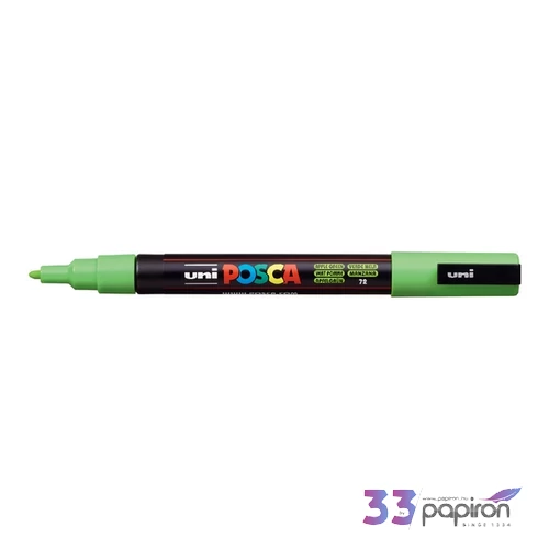 Decormarker UNI-BALL Posca 0,9-1,3mm vízbázisu akril marke almazöld Írószerek UNI Posca  PC-3M