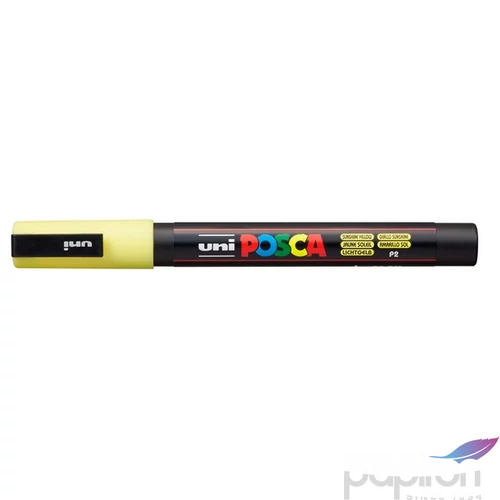 Decormarker UNI-BALL Posca 0,9-1,3mm vízbázisu akril marke napsárga Írószerek UNI Posca  PC-3M