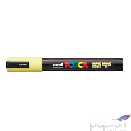 Decormarker UNI-BALL Posca 1,8-2,5mm vízbázisu akril marke napsárga Írószerek UNI Posca PC-5M