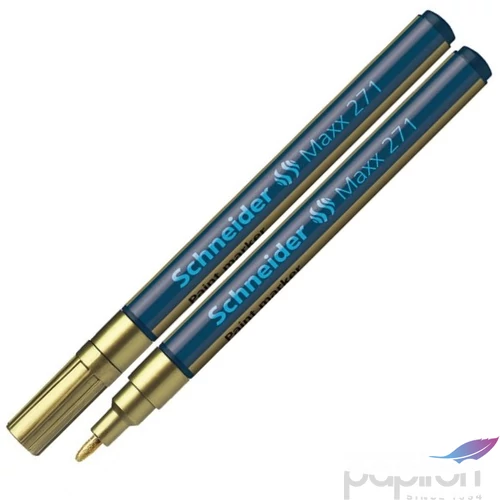 Lakkmarker Schneider Maxx 271' 0,8mm kúpos hegyű arany Írószerek SCHNEIDER 127153