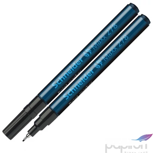 Lakkmarker Schneider Maxx 278' 0,8mm tűhegyű fekete Írószerek SCHNEIDER 127801