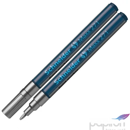Lakkmarker Schneider Maxx 271' 0,8mm kúpos hegyű ezüst Írószerek SCHNEIDER 127154