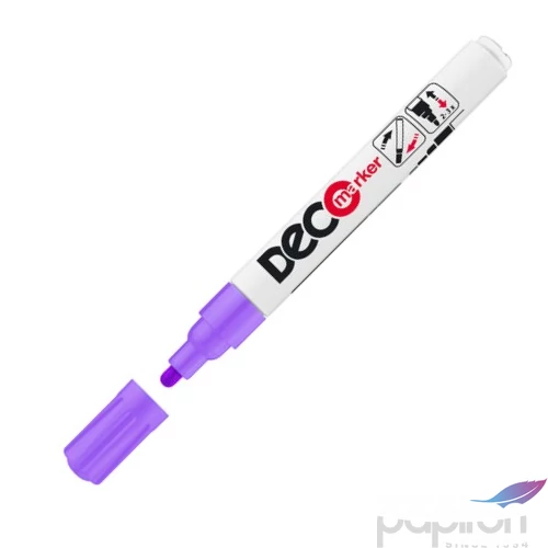 Lakkmarker deco marker lila kerek hegyű 2-4mm lakkfilc, fémre, fára, műanyagra