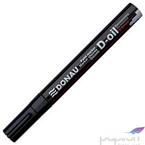 Lakkmarker Donau D-oil M 2,8mm kúpos hegyű fekete Írószerek DONAU 7369001PL-01