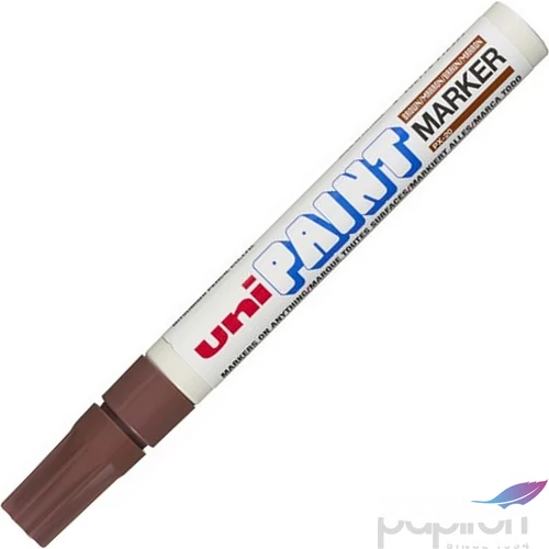 Lakkmarker UNI-BALL Paint PX-20(L) 2,2-2,8mm kúpos hegyű barna Írószerek UNI-BALL PX-20(L) BROWN(EU)