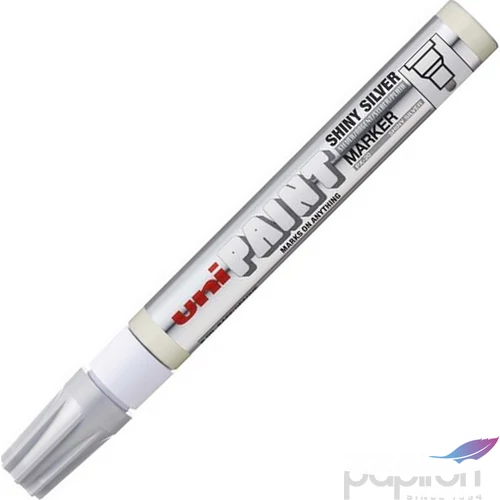 Lakkmarker UNI-BALL Paint PX-20(L) 2,2-2,8mm kúpos hegyű fé.ezüs Írószerek UNI-BALL 206698000