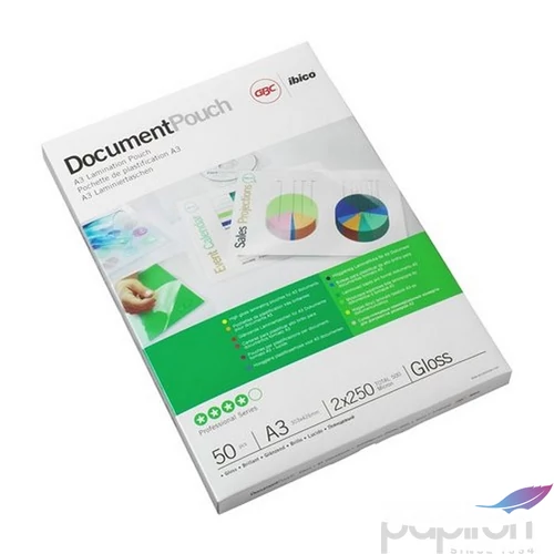 LamináLó fólia 100mik GBC Meleglamináló fólia A3, fényes GBC3740307