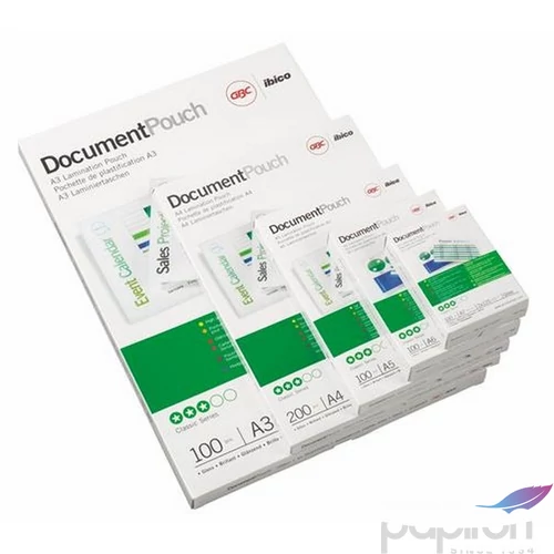 LamináLó fólia 150mik GBC Meleglamináló fólia A4, fényes, UV álló GBC611031