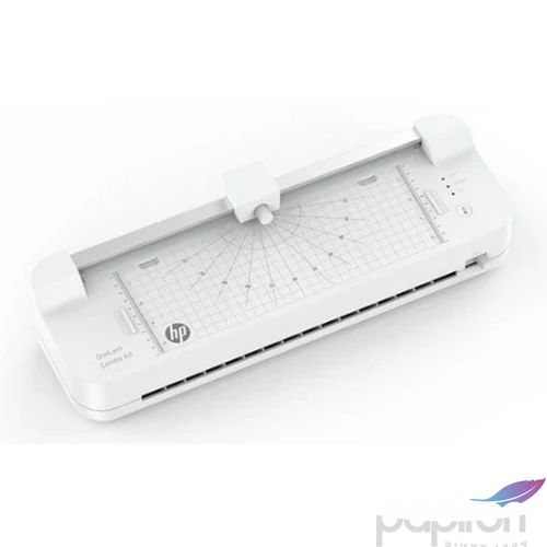 Laminálógép A4 HP beépített vágógéppel,80-125 mikron Onelam Combo, fehér