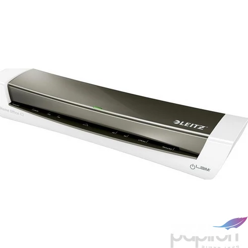 LamináLógép Leitz iLam Office A3 szürke laminálógép kis és otthoni irodába