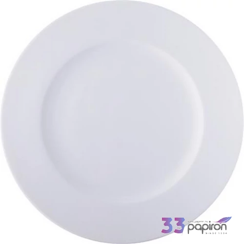 Lapostányér, fehér, 24 cm 6 db-os szett Economic