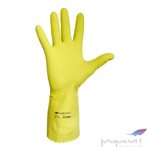 Latex gumikesztyű sárga 8-as méret 10pár/csomag ME690
