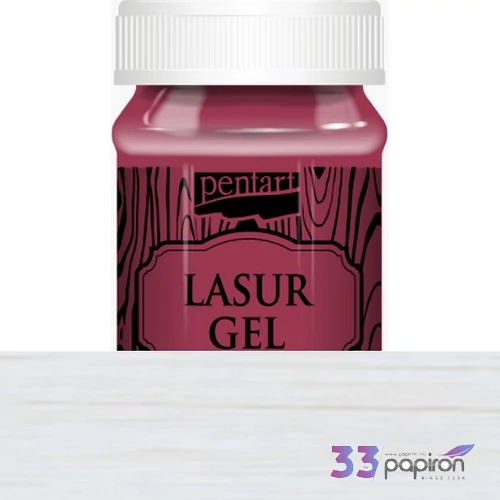 Lazúrgél 100ml Pentart fehér