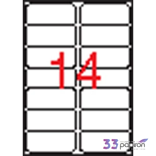 Etikett Apli 99, 1x38, 1 -14-  LCA10052
