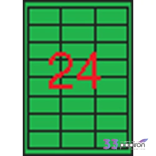 Univerzális etikett Apli 70x37mm (2400dbcsomag) LCA11837