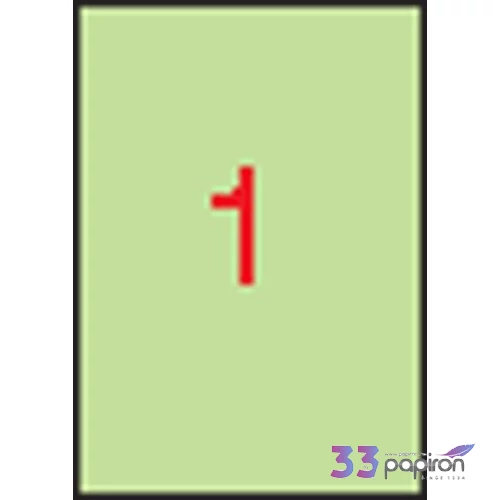 Etikett Apli 210x297 -1- pasztell zöld LCA11847