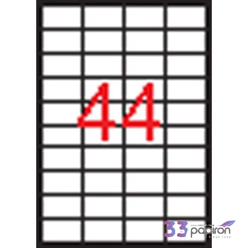 Etikett Apli 48,5x25, 4mm (880dbcsomag) LCA1223