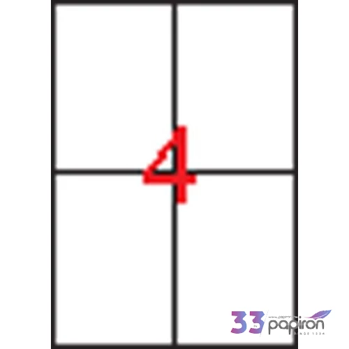 Univerzális etikett Apli 105x148mm (400dbcsomag) LCA1280