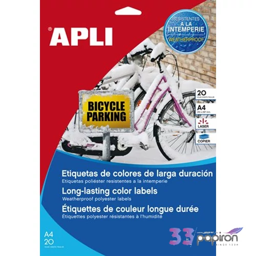 Etikett Apli 210x297mm (20dbcsomag) LCA12877