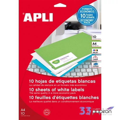 Univerzális etikett Apli 105x148mm (40dbcsomag) LCA12919