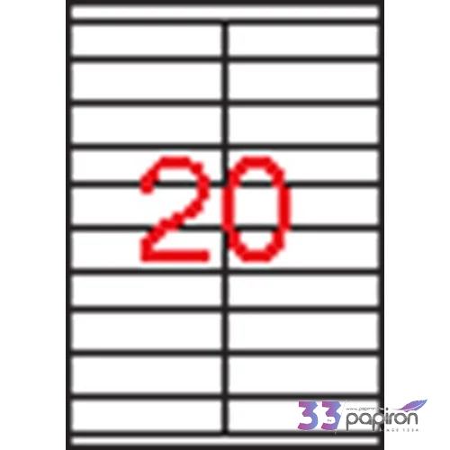 Univerzális etikett Apli 105x29mm(2000dbcsomag) LCA1299