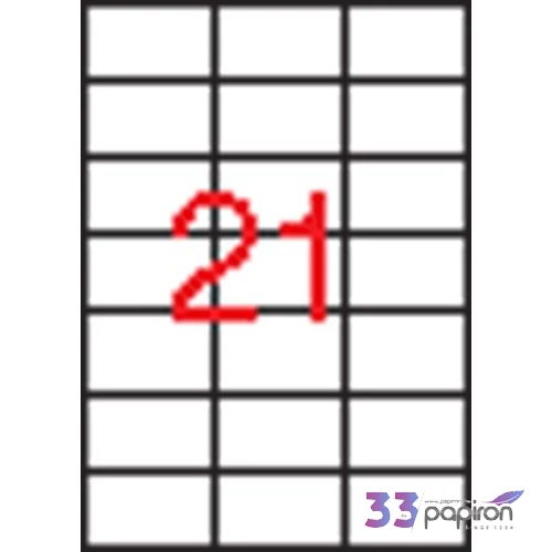Univerzális etikett Apli 70x42, 4mm(10500dbcsomag) LCA1779