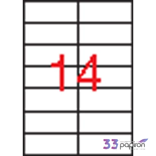 Etikett Apli 42, 4x105 -14- 2pályás LCA1277