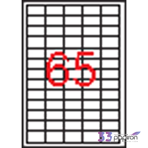 Etikett Apli 38x21, 2 -65- 3127 100ív/csomag