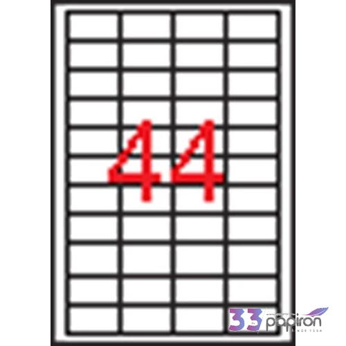 Etikett Apli 48,5x25, 4 -44- 100ív/doboz LCA3129
