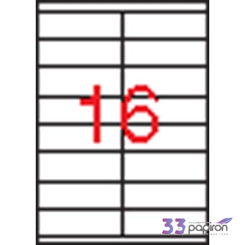 Etikett Apli 105x35 -16-  LCA3137