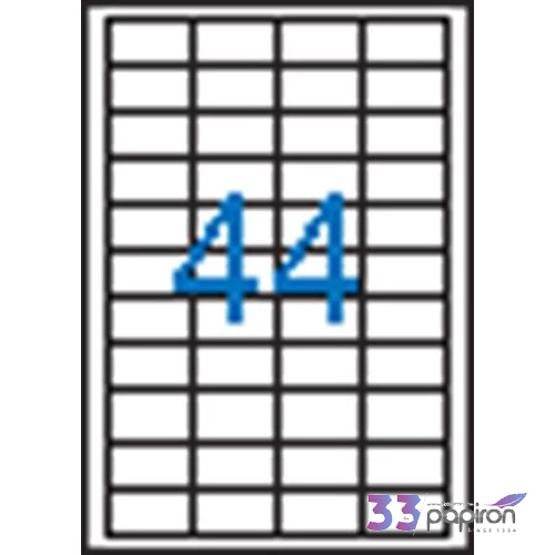 Etikett - 48,5x25, 4 -44- VIC Victoria 100lap/doboz LCV11366