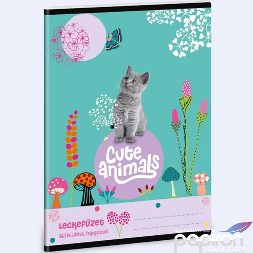 Leckefüzet A5 Ars Una Cute Animals-kitten (5368) 24 cica 50843688 38lapos 1leckefüzet 1tanévre el