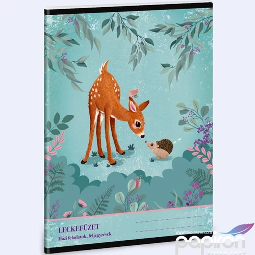 Leckefüzet A5 Ars Una My Secret Garden (5339) 24 őzike 50843398 38lapos 1leckefüzet 1tanévre el