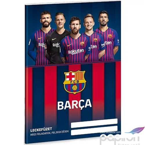 Leckefüzet A5 Ars Una focis FC Barcelona - Focis 19 90848841 38lapos 1leckefüzet 1tanévre el