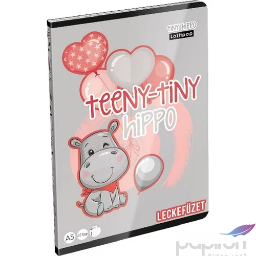 Leckefüzet A5 Lizzy Lollipop Tiny Hippo Lizzy kollekció
