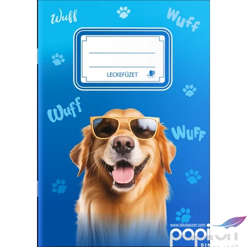 Leckefüzet Ico dogs Ico tűzött leckefüzet / Kutyás Ico Süni iskolaszezonos tanszerek