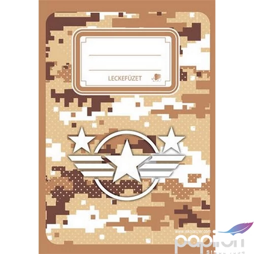 Leckefüzet Ico Military Ico tűzött leckefüzet / Military Ico Süni iskolaszezonos tanszerek
