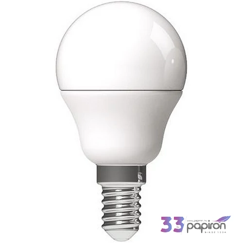 LED izzó E14 kisgömb G45 6 5W 806lm 3000K AVIDE
