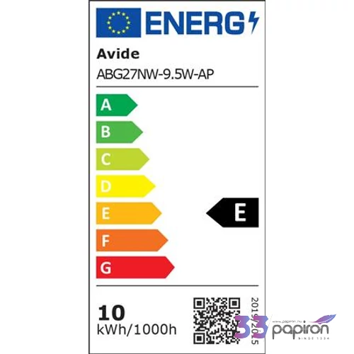 LED izzó E27 gömb A60 9 5W 1055lm 4000K AVIDE
