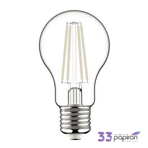LED izzó filament E27 gömb A60 7W 806lm 2700K AVIDE