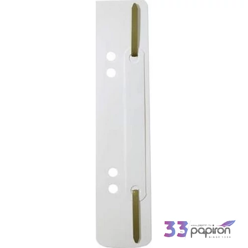 Lefűzőlapocska Durable lefűzőlapocska,fehér 25db/csomag